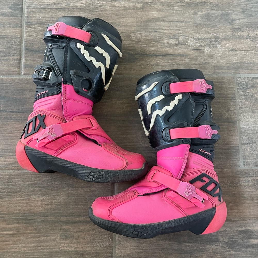 Pink Youth size 4 Fox Racing Motocross Boots